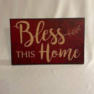 Hobby Lobby Bless This House Home Decor NWT